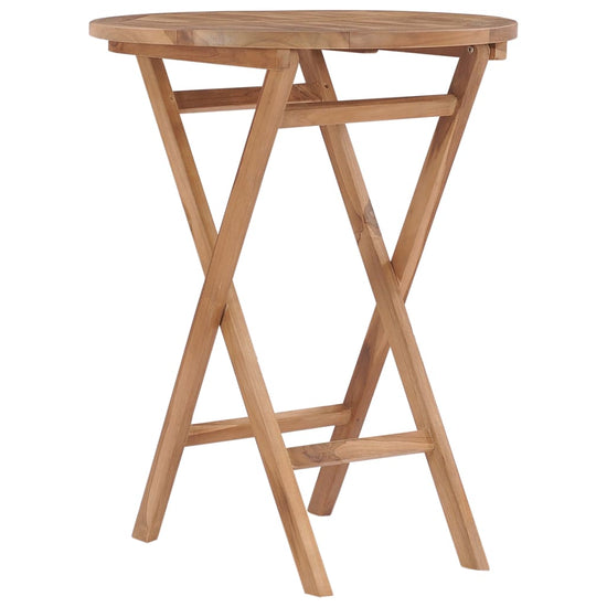 Tuintafel inklapbaar 60 cm massief teakhout MeubelReus
