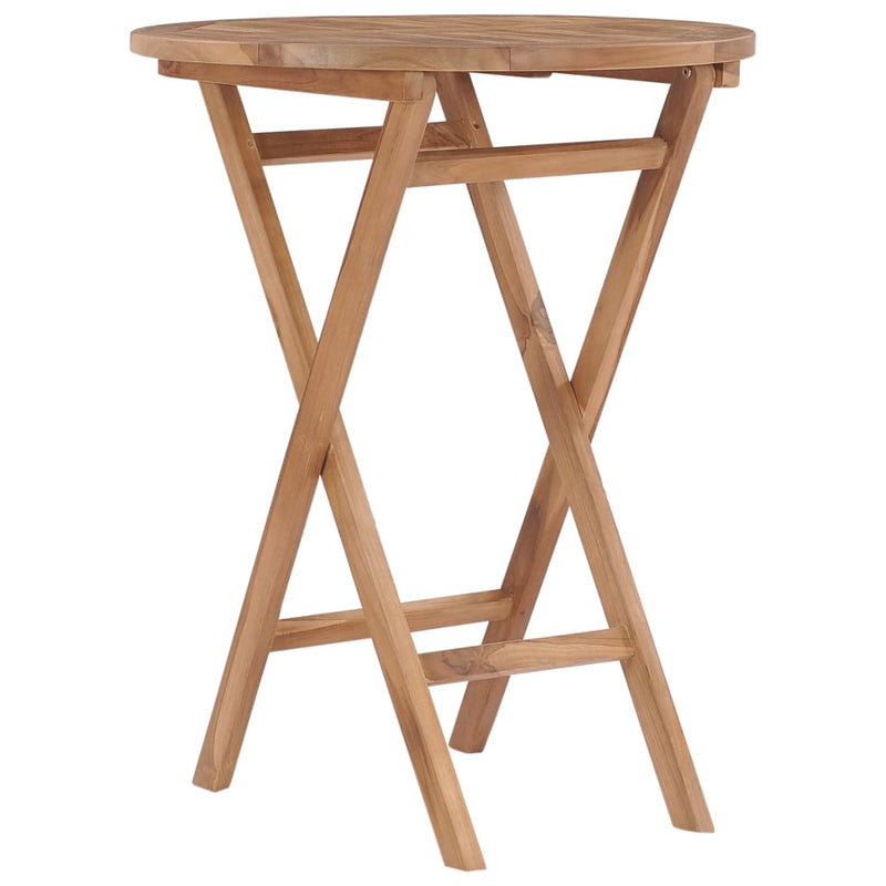 Tuintafel inklapbaar 60 cm massief teakhout MeubelReus