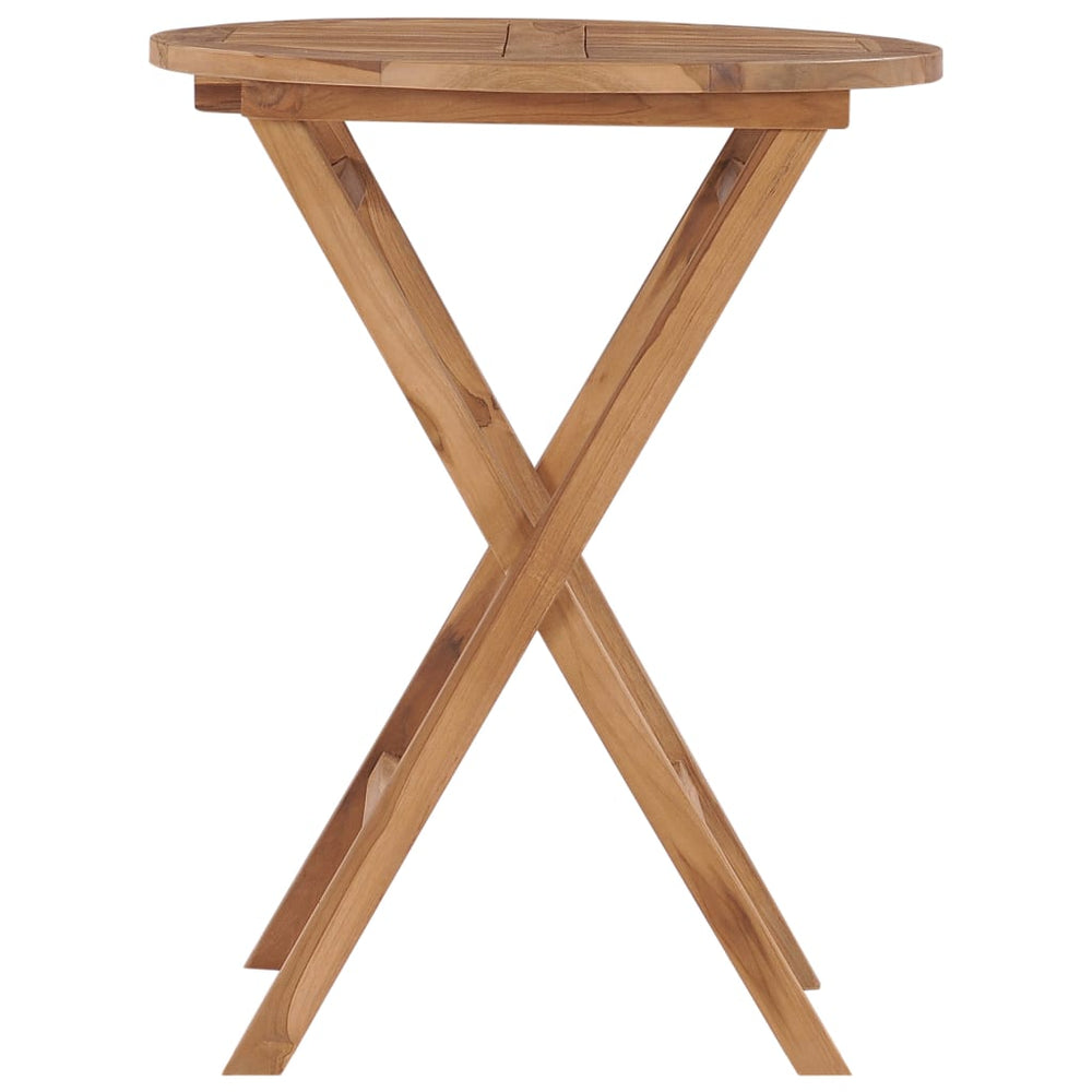 Tuintafel inklapbaar 60 cm massief teakhout MeubelReus