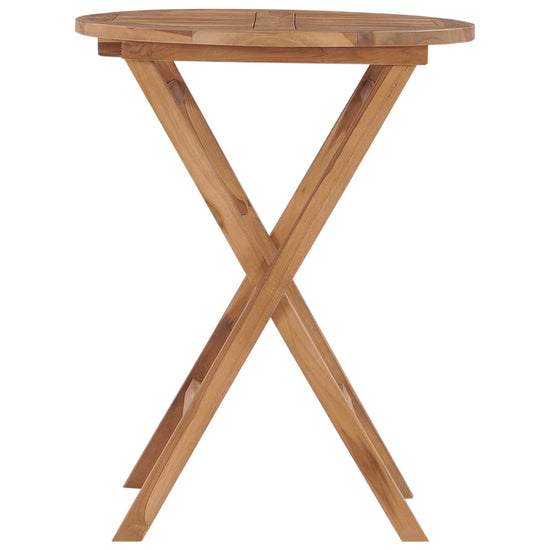 Tuintafel inklapbaar 60 cm massief teakhout MeubelReus