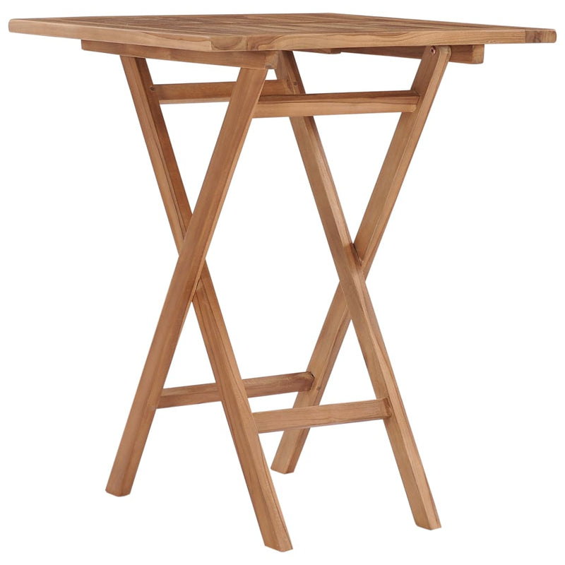 Tuintafel inklapbaar 60x60x75 cm massief teakhout MeubelReus