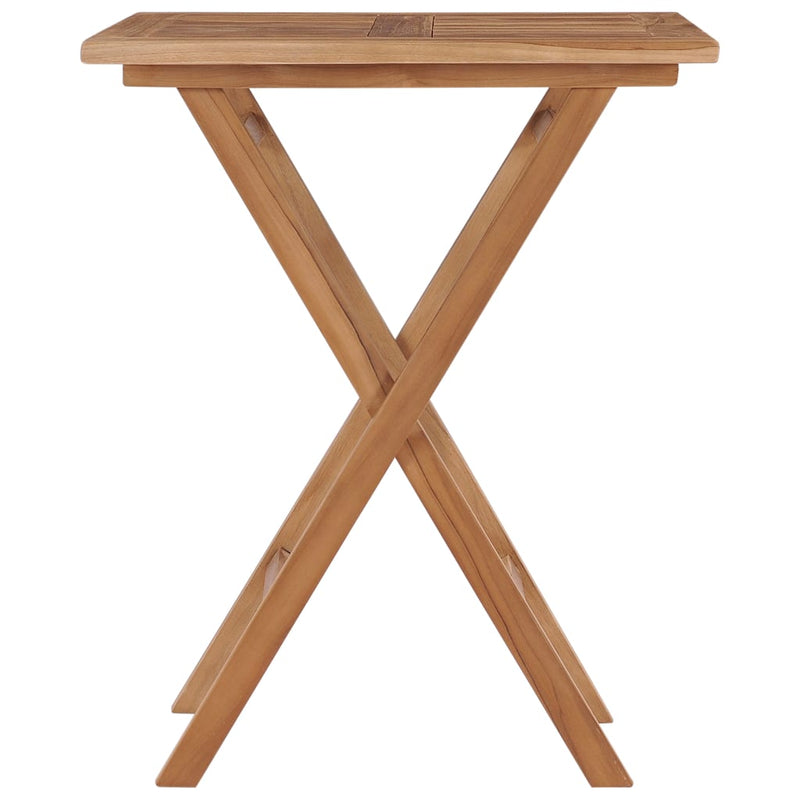 Tuintafel inklapbaar 60x60x75 cm massief teakhout MeubelReus