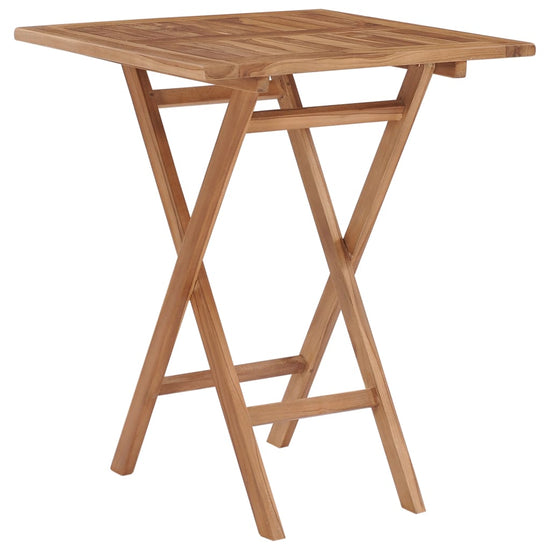 Tuintafel inklapbaar 60x60x75 cm massief teakhout MeubelReus