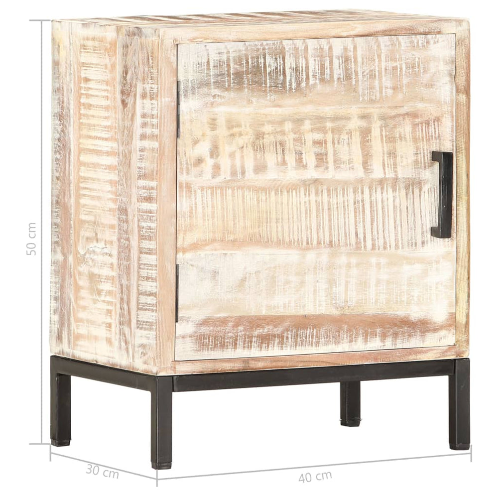 Nachtkastje 40x30x50 cm massief acaciahout MeubelReus