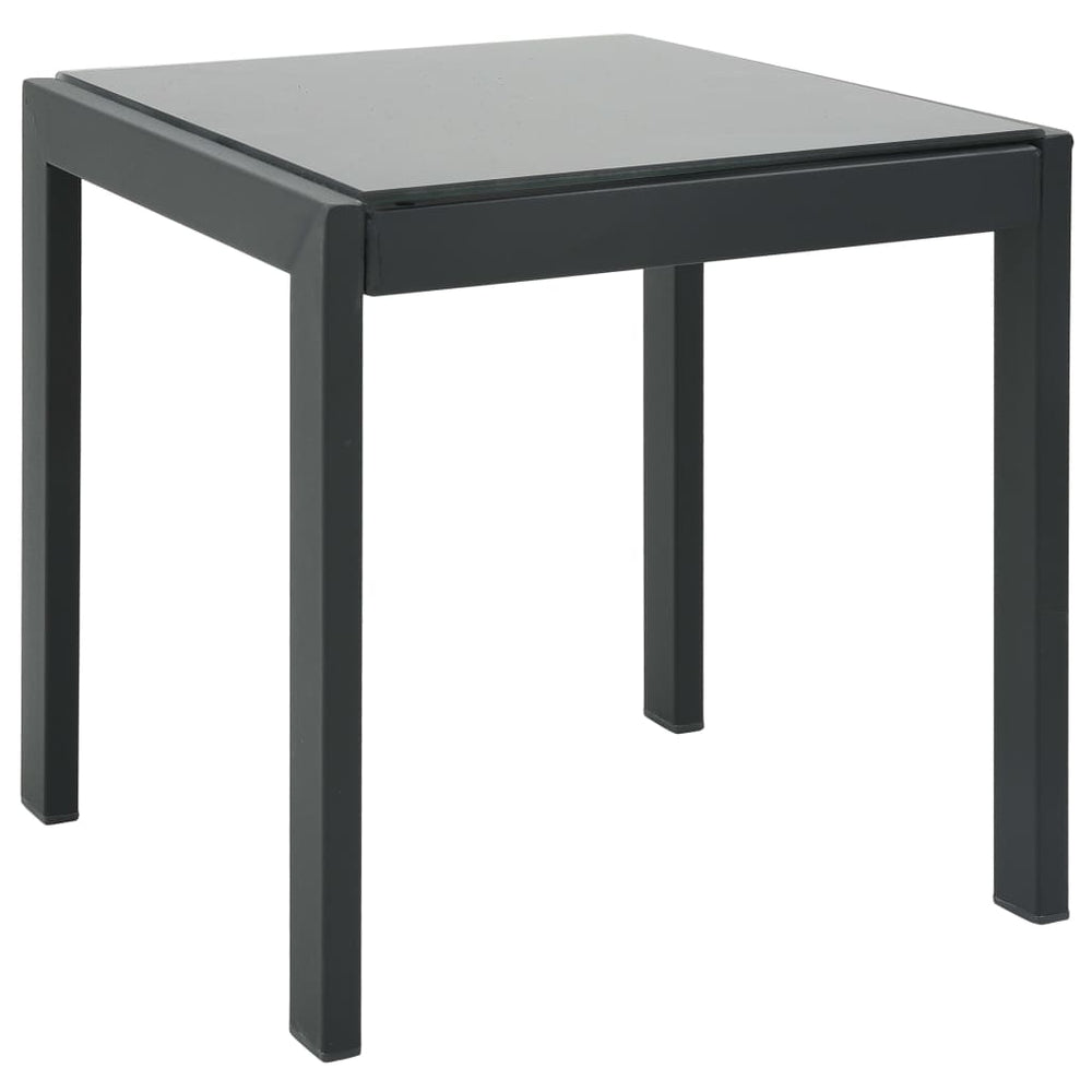 Ligbedden 2 st met tafel textileen en staal MeubelReus