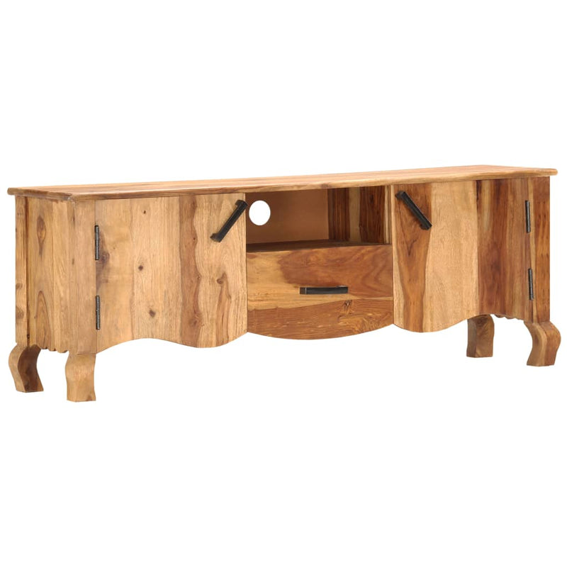 Tv-meubel 115x30x42 cm massief sheeshamhout MeubelReus