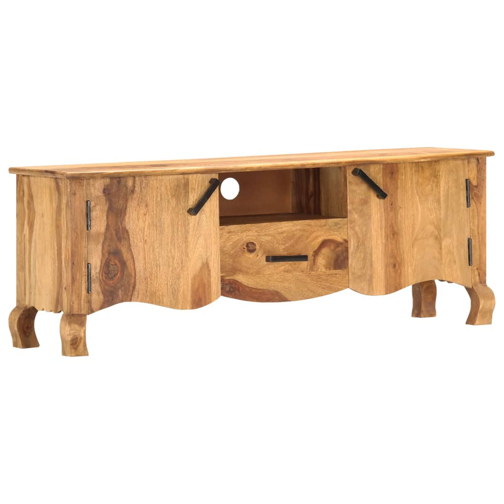 Tv-meubel 115x30x42 cm massief sheeshamhout MeubelReus