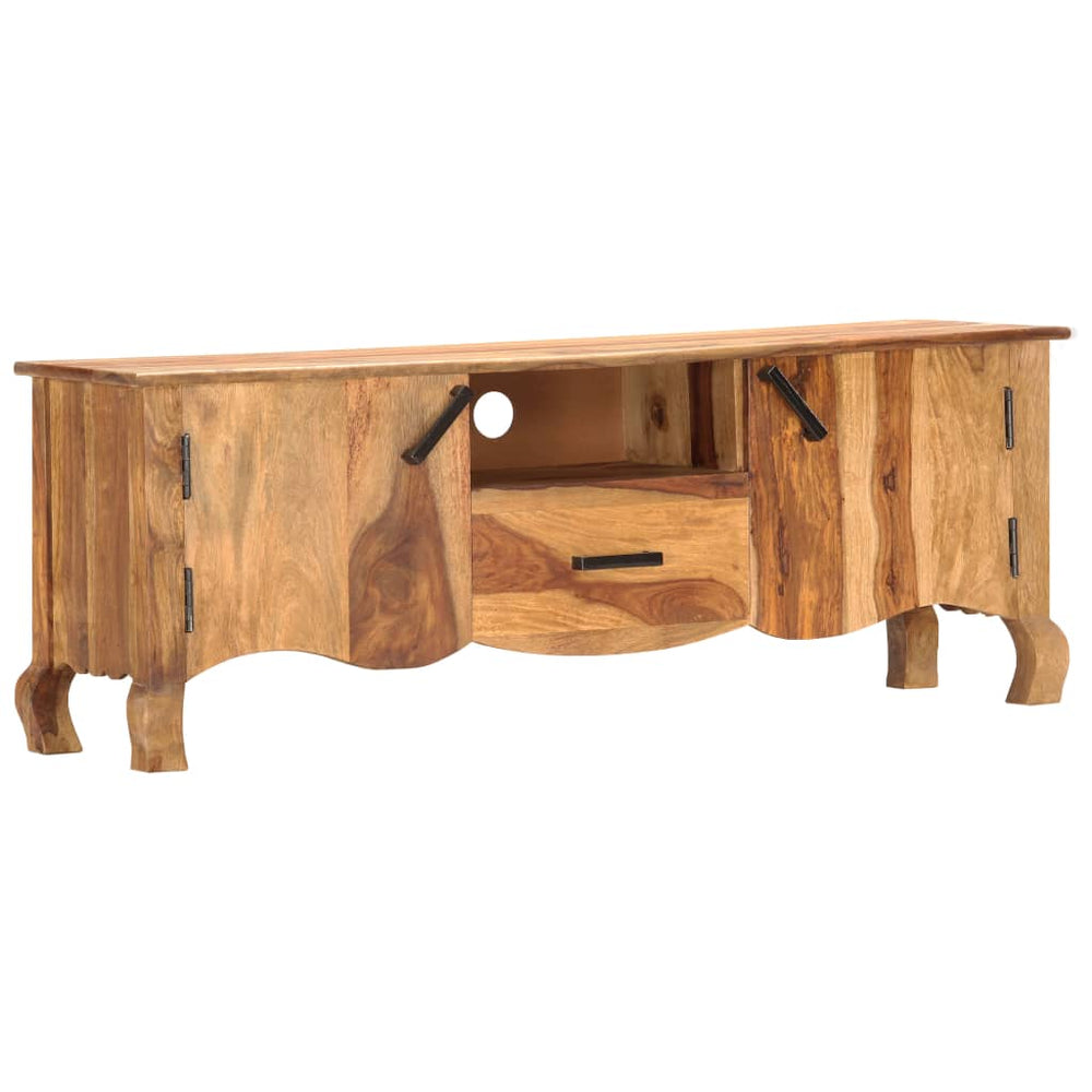 Tv-meubel 115x30x42 cm massief sheeshamhout MeubelReus