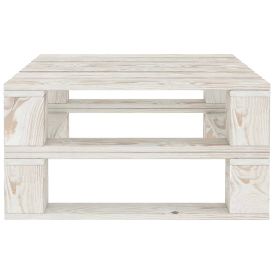 Tuintafel pallet hout wit MeubelReus