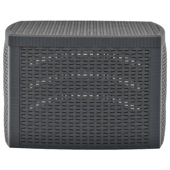 Bijzettafel 54x54x36,5 cm kunststof antraciet MeubelReus