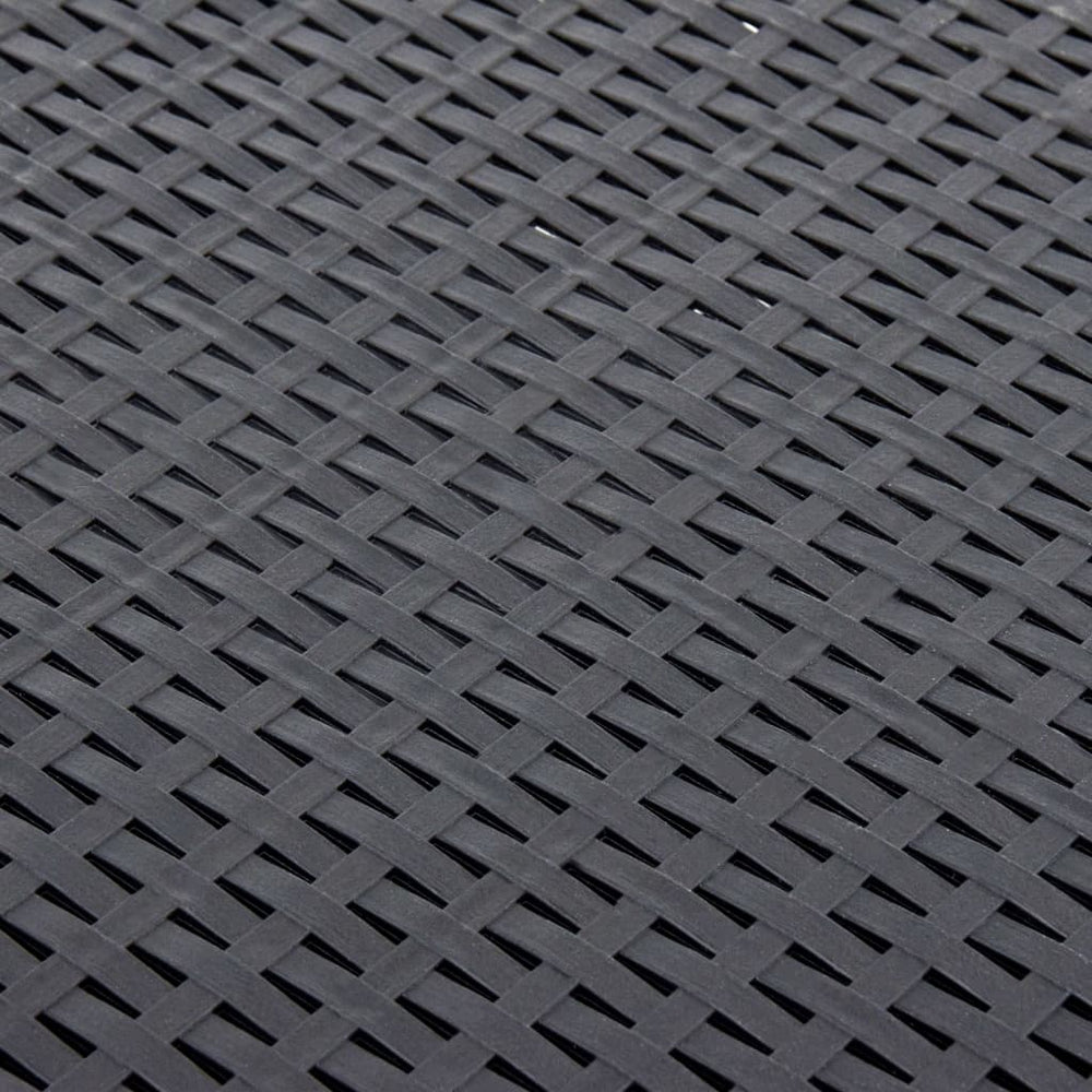 Bijzettafel 54x54x36,5 cm kunststof antraciet MeubelReus