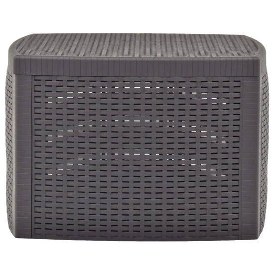 Bijzettafel 54x54x36,5 cm kunststof mokka MeubelReus
