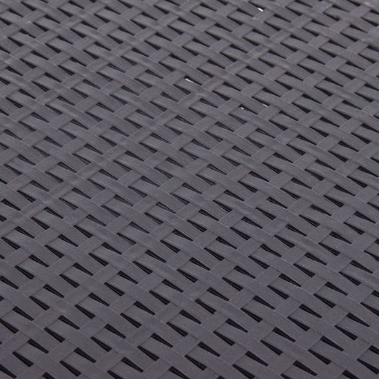 Bijzettafel 54x54x36,5 cm kunststof mokka MeubelReus