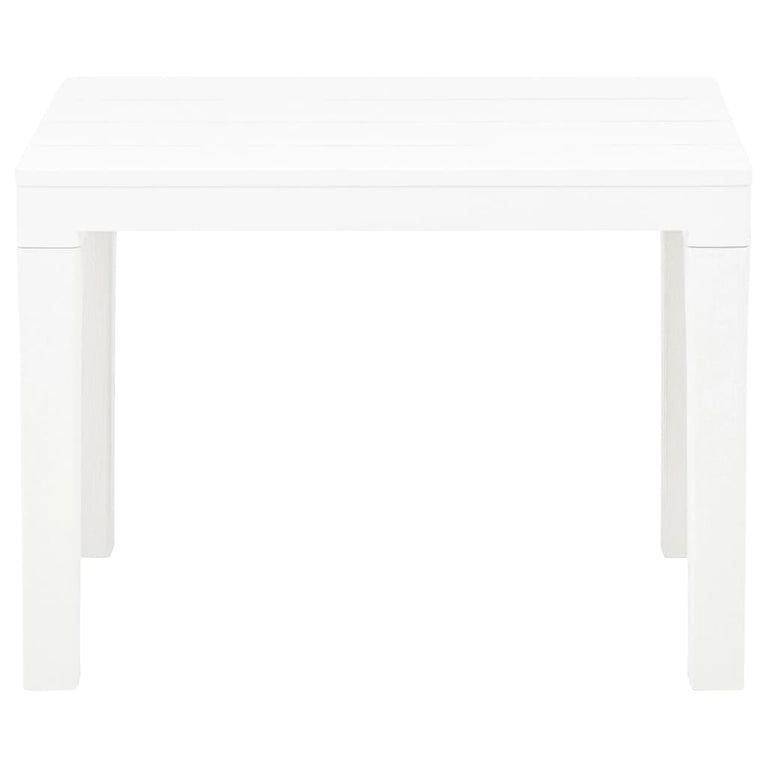 Tuinbanken 2 st kunststof wit MeubelReus