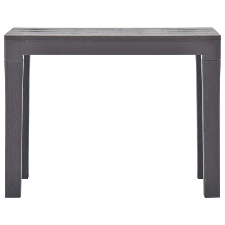 Tuinbanken 2 st kunststof mokka MeubelReus