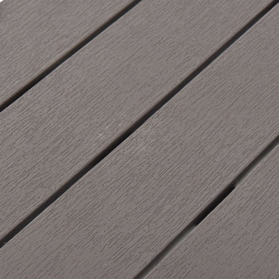 Tuinbanken 2 st kunststof mokka MeubelReus