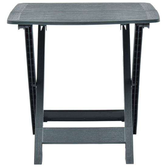 Tuintafel inklapbaar 79x72x70 cm kunststof groen MeubelReus
