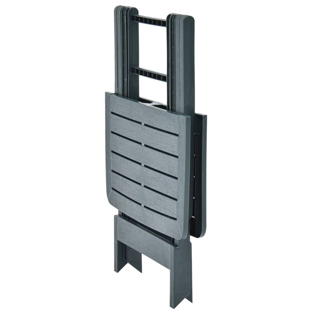 Tuintafel inklapbaar 79x72x70 cm kunststof groen MeubelReus