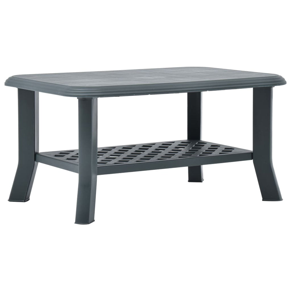 Salontafel 90x60x46 cm kunststof groen MeubelReus