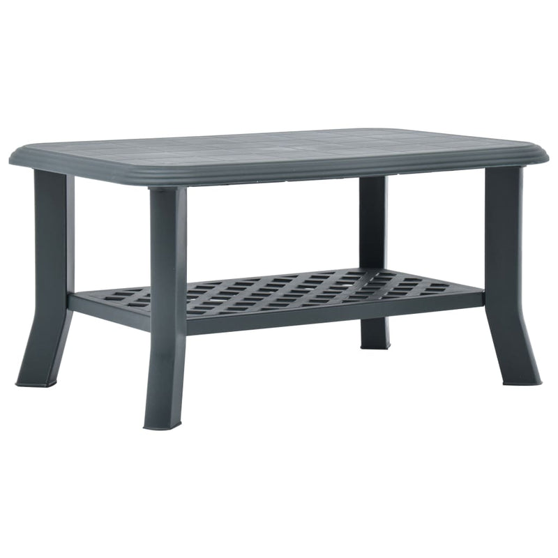 Salontafel 90x60x46 cm kunststof groen MeubelReus