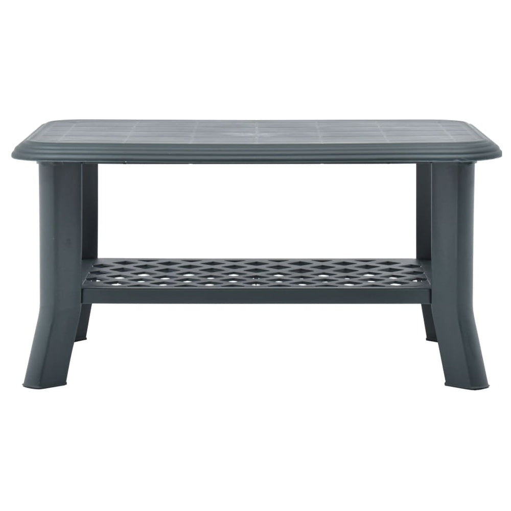 Salontafel 90x60x46 cm kunststof groen MeubelReus