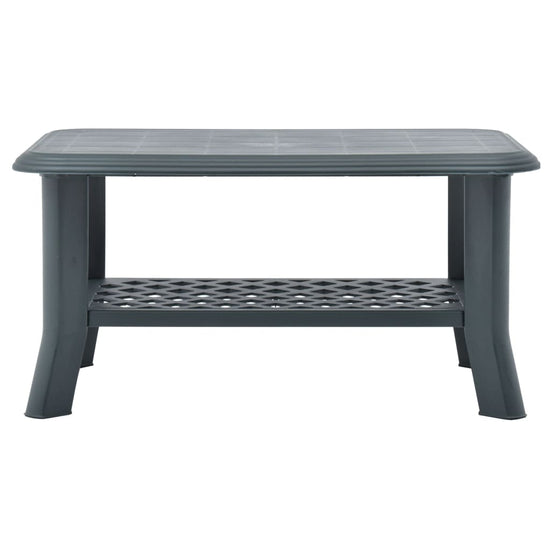 Salontafel 90x60x46 cm kunststof groen MeubelReus