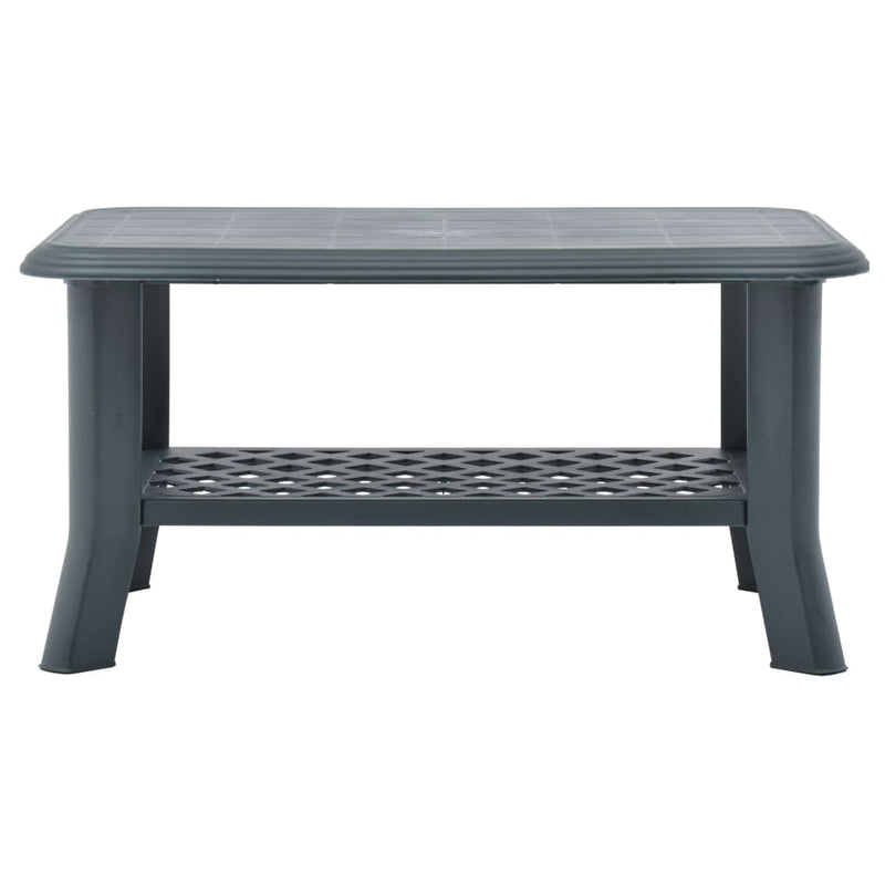 Salontafel 90x60x46 cm kunststof groen MeubelReus