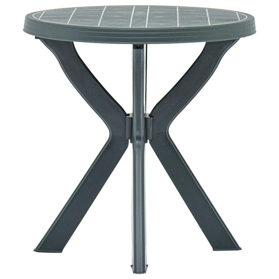 Bistrotafel Ø70 cm kunststof groen MeubelReus