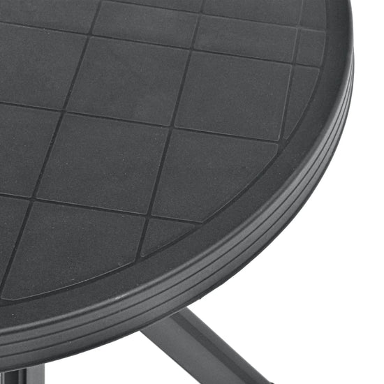 Bistrotafel Ø70 cm kunststof antraciet MeubelReus