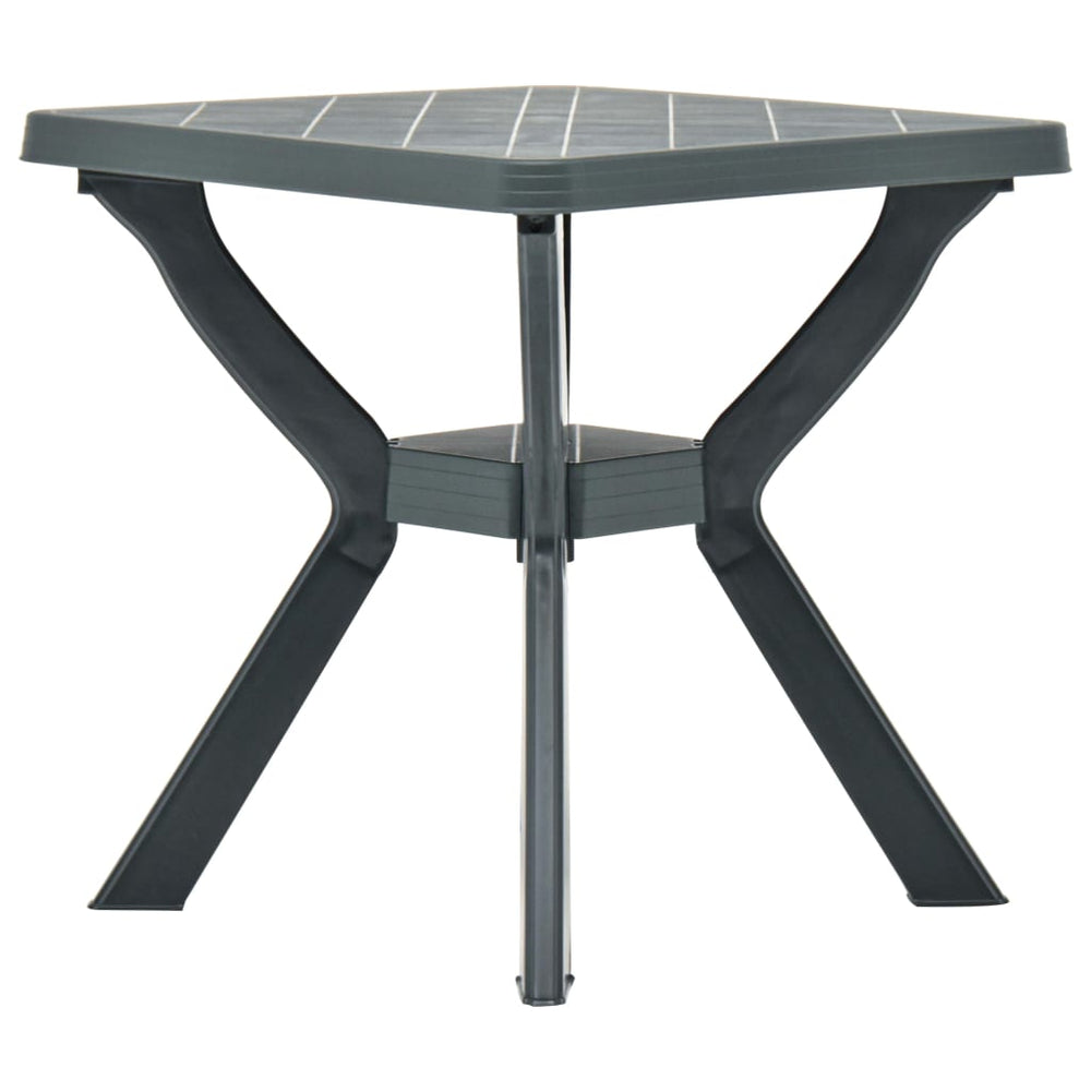 Bistrotafel 70x70x72 cm kunststof groen MeubelReus