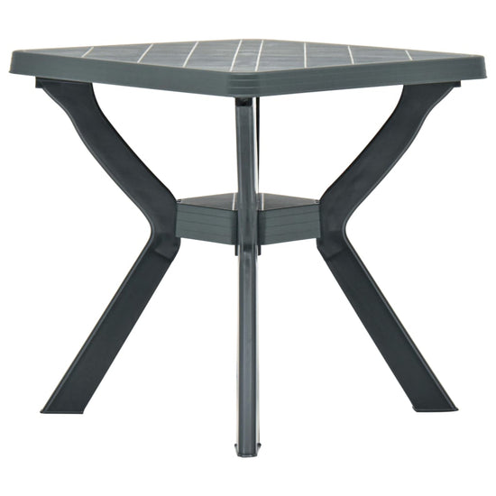 Bistrotafel 70x70x72 cm kunststof groen MeubelReus