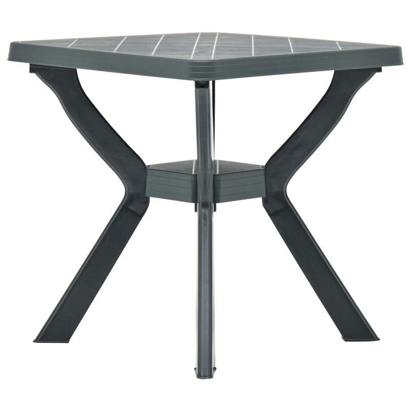 Bistrotafel 70x70x72 cm kunststof groen MeubelReus