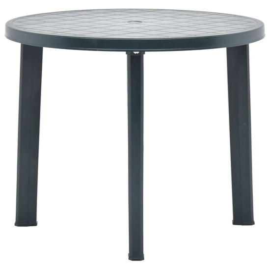 Tuintafel 89 cm kunststof groen MeubelReus