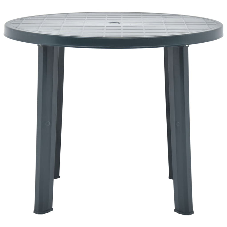 Tuintafel 89 cm kunststof groen MeubelReus