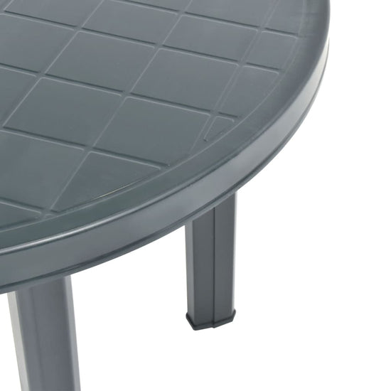 Tuintafel 89 cm kunststof groen MeubelReus