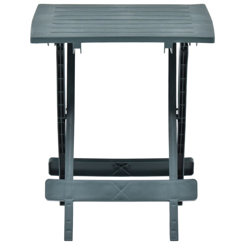 Tuintafel inklapbaar 45x43x50 cm kunststof groen MeubelReus