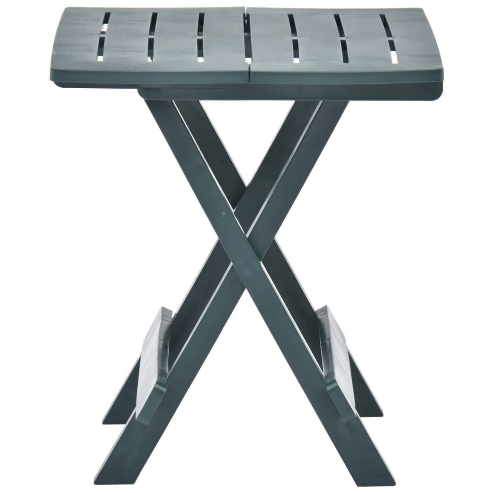 Tuintafel inklapbaar 45x43x50 cm kunststof groen MeubelReus