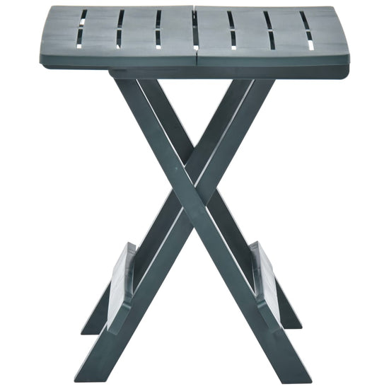 Tuintafel inklapbaar 45x43x50 cm kunststof groen MeubelReus