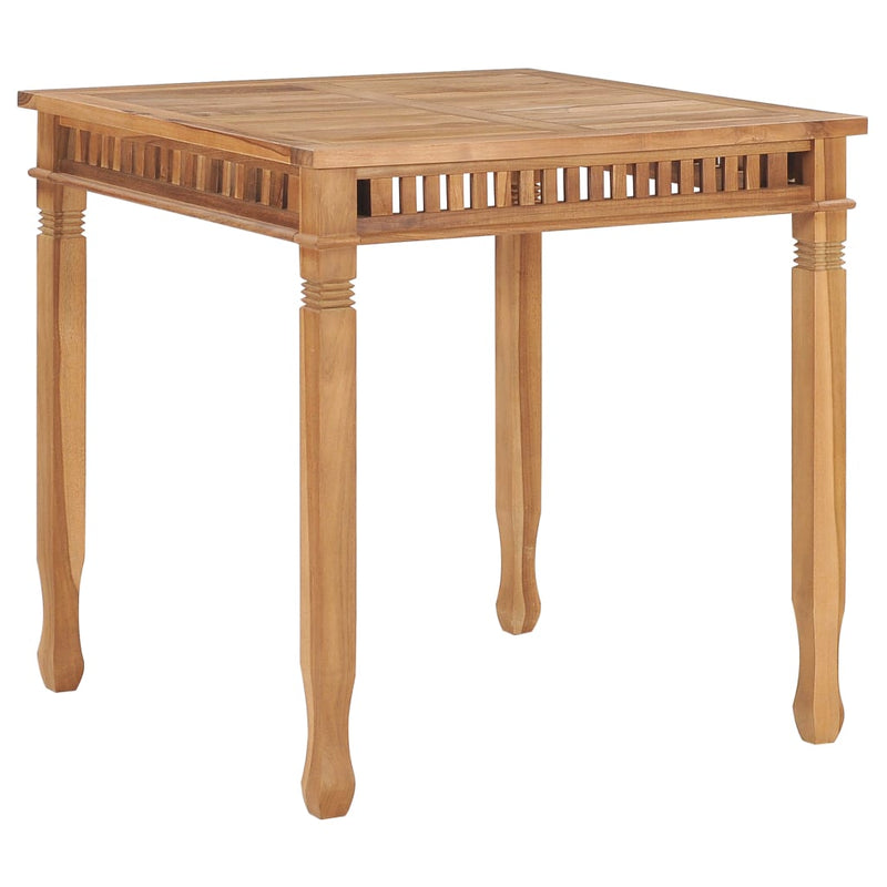 Tuintafel 80x80x80 cm massief teakhout MeubelReus