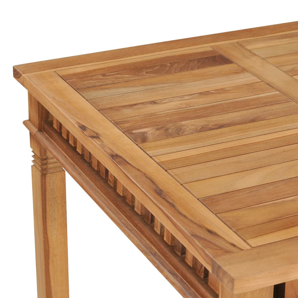 Tuintafel 80x80x80 cm massief teakhout MeubelReus