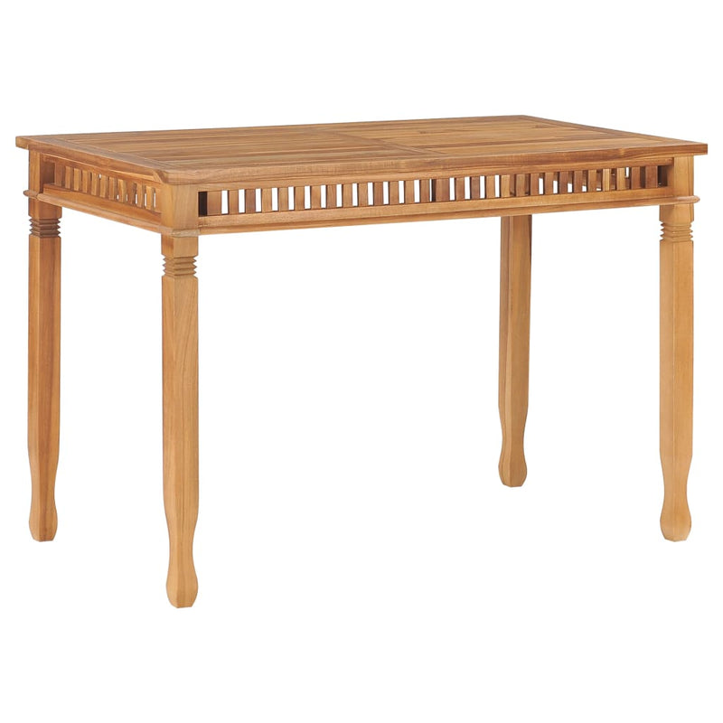 Tuintafel 120x65x80 cm massief teakhout MeubelReus