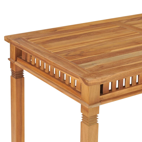 Tuintafel 120x65x80 cm massief teakhout MeubelReus