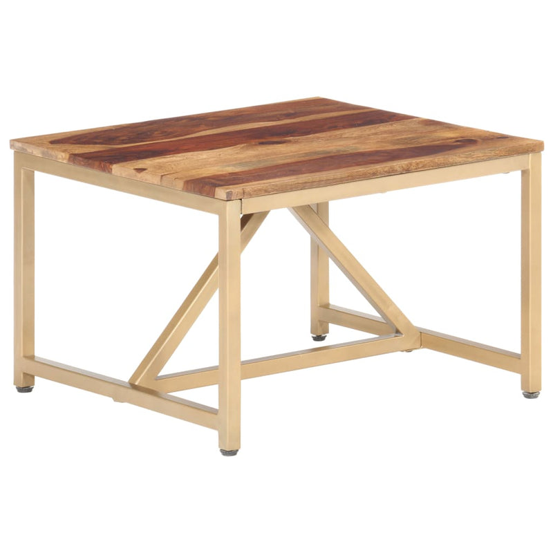 Bijzettafel 60x60x40 cm massief sheeshamhout MeubelReus