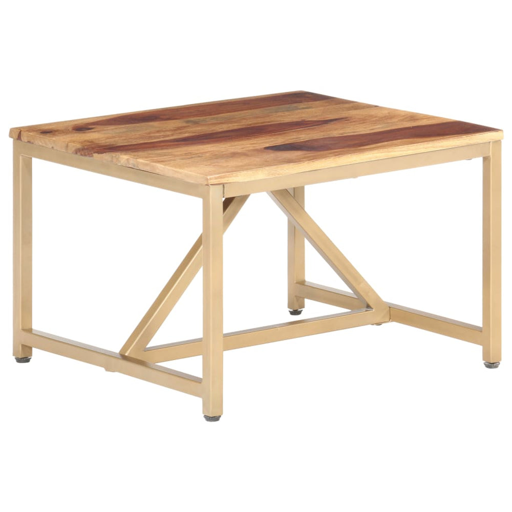 Bijzettafel 60x60x40 cm massief sheeshamhout MeubelReus