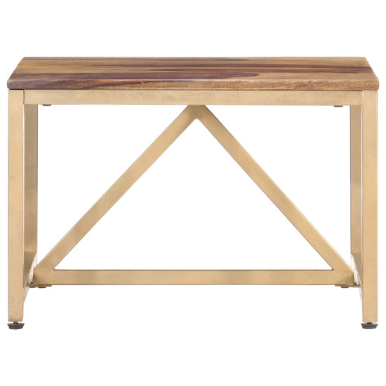 Bijzettafel 60x60x40 cm massief sheeshamhout MeubelReus