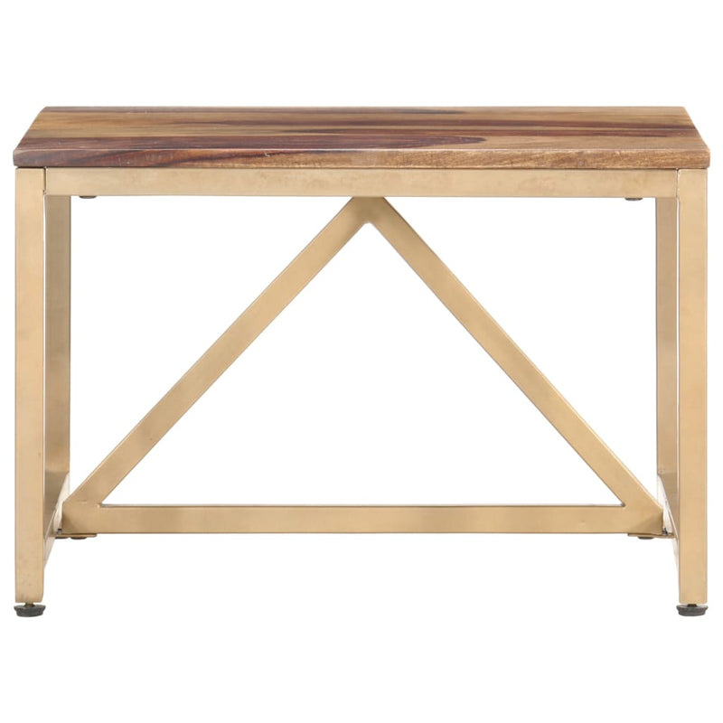 Bijzettafel 60x60x40 cm massief sheeshamhout MeubelReus