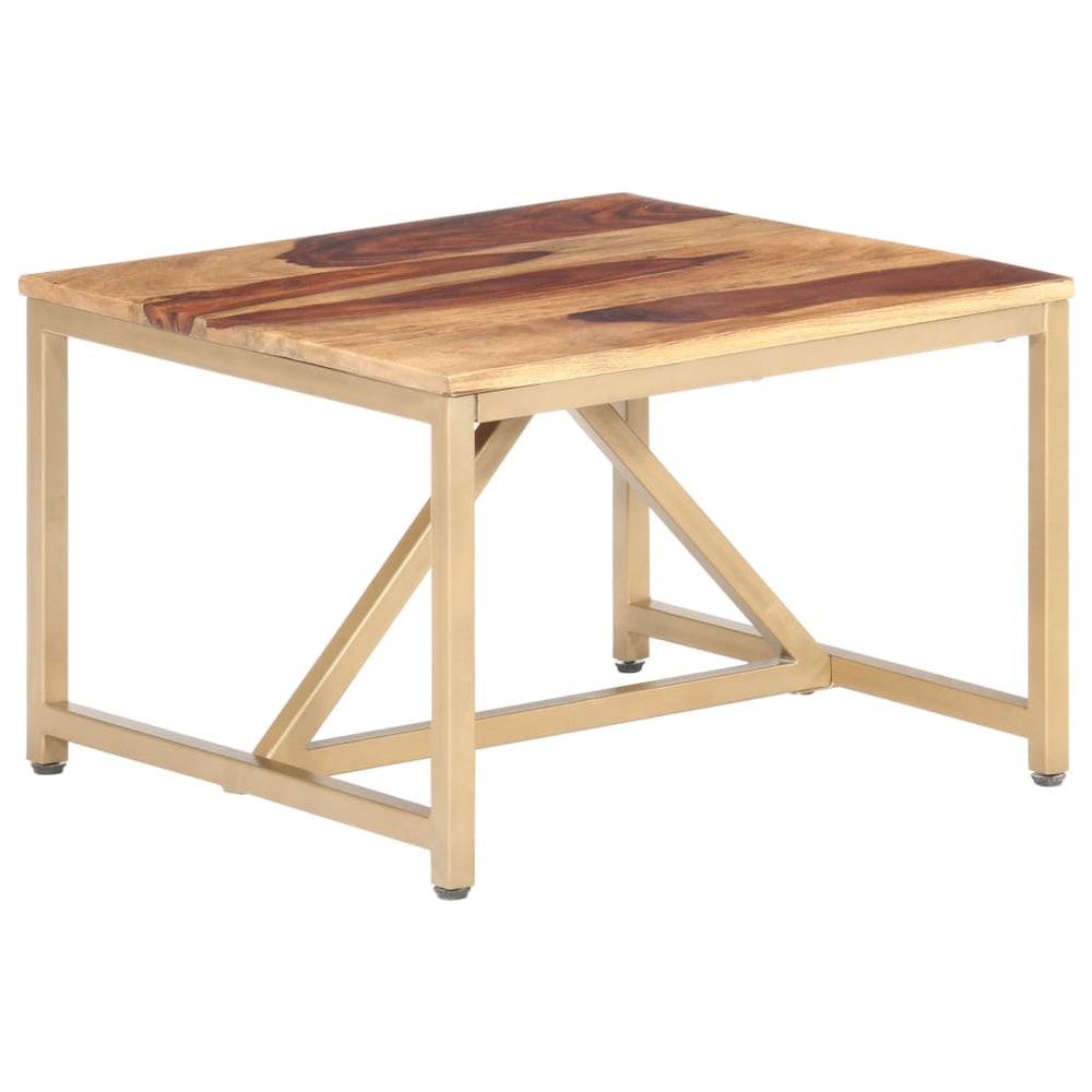 Bijzettafel 60x60x40 cm massief sheeshamhout MeubelReus