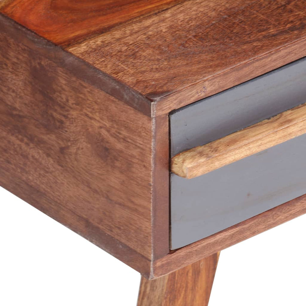 Salontafel 110x50x40 cm massief sheeshamhout grijs MeubelReus