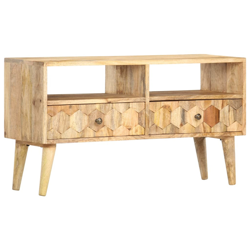 Tv-meubel 90x30x50 cm massief mangohout MeubelReus