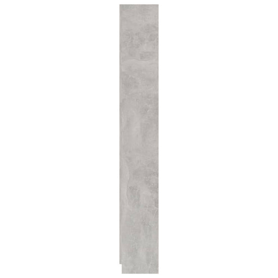 Boekenkast met 5 schappen 60x24x175 cm bewerkt hout betongrijs MeubelReus